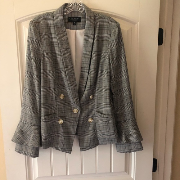 Laundry By Shelli Segal Jackets & Blazers - Laundry by Shelli Segal Plaid Blazer
